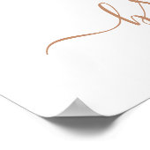 Affiche de Prop Photo de Baby Shower Bohème Herbe  (Coin)