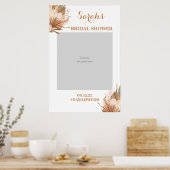 Affiche de Prop Photo de Mariage Bohème Terracotta (Cuisine)