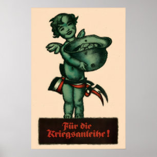 Affiche de propagande allemande de la Première Gue