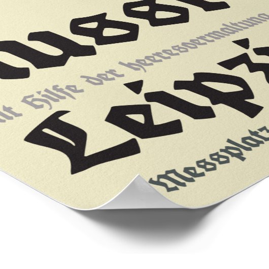 Affiche de propagande allemande WW1 (Coin)