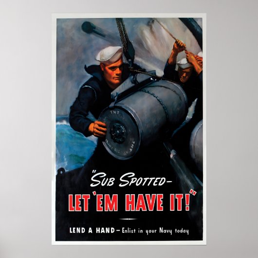 Affiche de propagande américaine de la Seconde Gue (Devant)