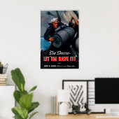 Affiche de propagande américaine de la Seconde Gue (Bureau à domicile)