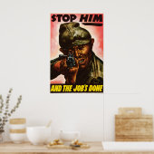 Affiche de propagande américaine de la Seconde Gue (Cuisine)