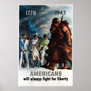 Affiche de propagande américaine de la Seconde Gue