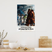 Affiche de propagande américaine de la Seconde Gue (Cuisine)