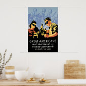Affiche de propagande américaine de la Seconde Gue (Cuisine)