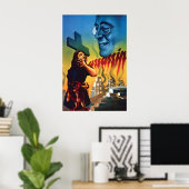 Affiche de propagande anti-Roosevelt de la Seconde (Bureau à domicile)