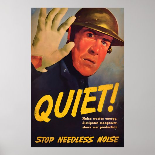 Affiche de propagande britannique de la Seconde Gu (Devant)