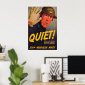 Affiche de propagande britannique de la Seconde Gu (Bureau à domicile)