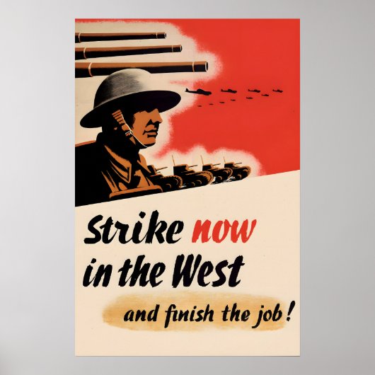Affiche de propagande britannique de la Seconde Gu (Devant)