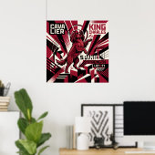 Affiche de propagande Cavalier King Charles Spanie (Bureau à domicile)