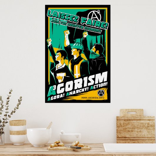 Affiche de propagande d'agorisme (Cuisine)