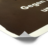 Affiche de propagande d'Allemagne de l'Est FDGB 1e (Coin)