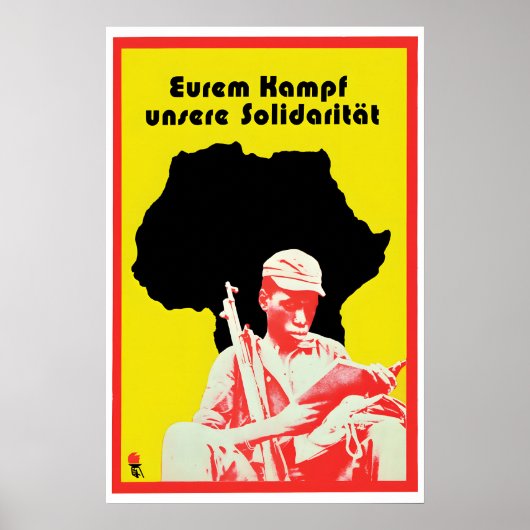 Affiche de propagande d'Allemagne de l'Est Notre s (Devant)