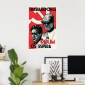 Affiche de propagande de la guerre civile espagnol (Bureau à domicile)