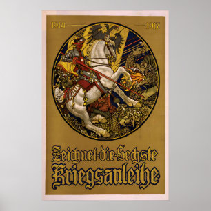 Affiche de propagande de la Première Guerre mondia