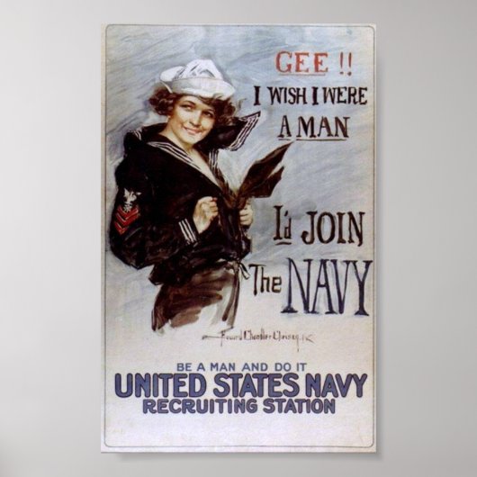 Affiche de propagande de la Première Guerre mondia (Devant)