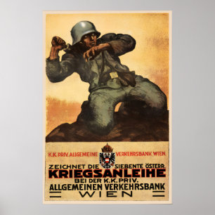 Affiche de propagande de la Première Guerre mondia
