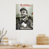 Affiche de propagande de la RDA Nous protégeons ce (Cuisine)