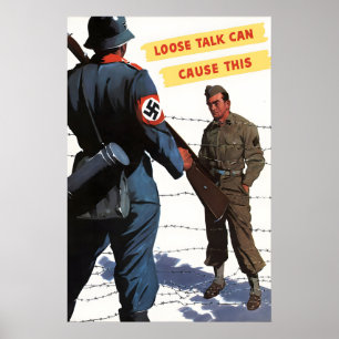 Affiche de propagande de la Seconde Guerre mondial