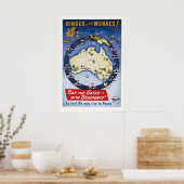 Affiche de propagande de la Seconde Guerre mondial (Cuisine)