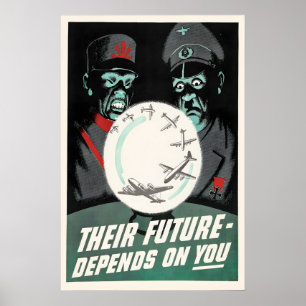 Affiche de propagande de la Seconde Guerre mondial