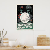 Affiche de propagande de la Seconde Guerre mondial (Cuisine)