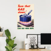 Affiche de propagande de la Seconde Guerre mondial (Bureau à domicile)