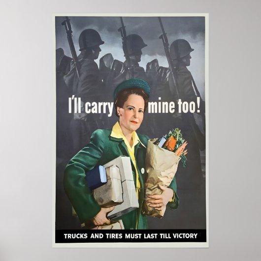 Affiche de propagande de la Seconde Guerre mondial (Devant)