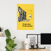Affiche de propagande de la Seconde Guerre mondial (Bureau à domicile)