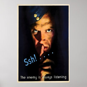Affiche de propagande de la Seconde Guerre mondial