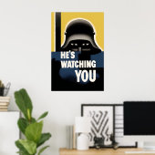 Affiche de propagande de la Seconde Guerre mondial (Bureau à domicile)