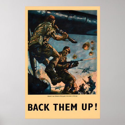 Affiche de propagande de la Seconde Guerre mondial (Devant)