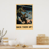 Affiche de propagande de la Seconde Guerre mondial (Cuisine)