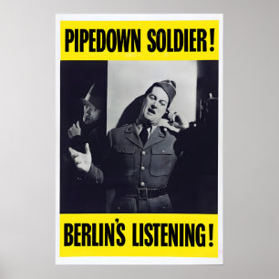 Affiche de propagande de la Seconde Guerre mondial