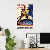 Affiche de propagande de la Seconde Guerre mondial (Bureau à domicile)