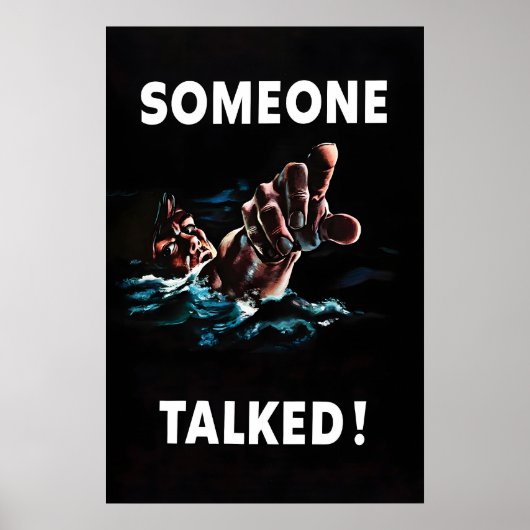 Affiche de propagande de la Seconde Guerre mondial (Devant)