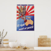 Affiche de propagande de la Seconde Guerre mondial (Cuisine)