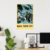 Affiche de propagande de la Seconde Guerre mondial (Bureau à domicile)