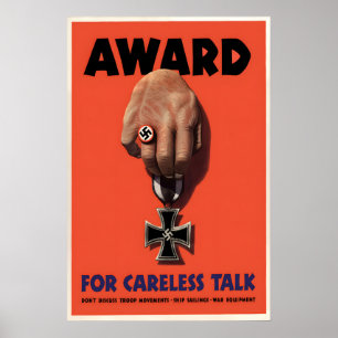 Affiche de propagande de la Seconde Guerre mondial