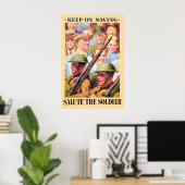 Affiche de propagande de la Seconde Guerre mondial (Bureau à domicile)