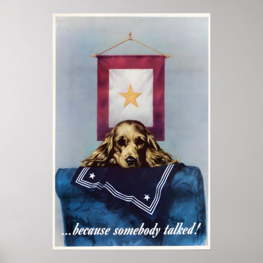 Affiche de propagande de la Seconde Guerre mondial (Devant)