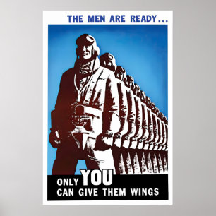 Affiche de propagande de moto de la Seconde Guerre
