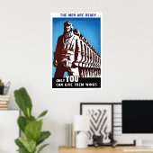 Affiche de propagande de moto de la Seconde Guerre (Bureau à domicile)
