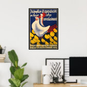 Affiche de propagande de poulet de la guerre civil (Bureau à domicile)