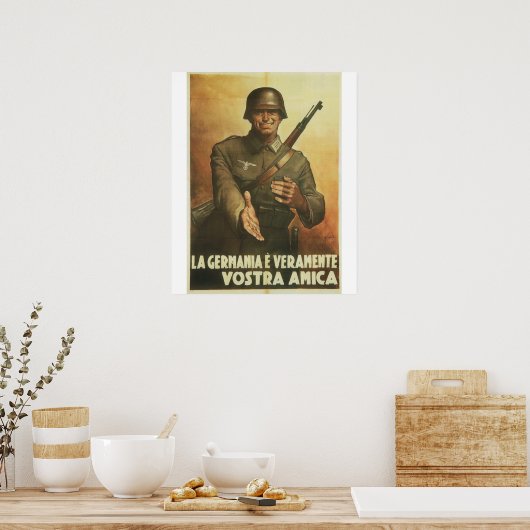 Affiche de propagande en Allemagne (Cuisine)