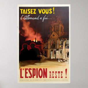 Affiche de propagande française de la Seconde Guer