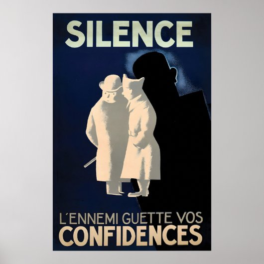 Affiche de propagande française de la Seconde Guer (Devant)