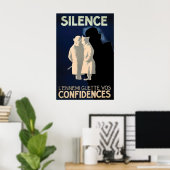 Affiche de propagande française de la Seconde Guer (Bureau à domicile)