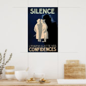 Affiche de propagande française de la Seconde Guer (Cuisine)